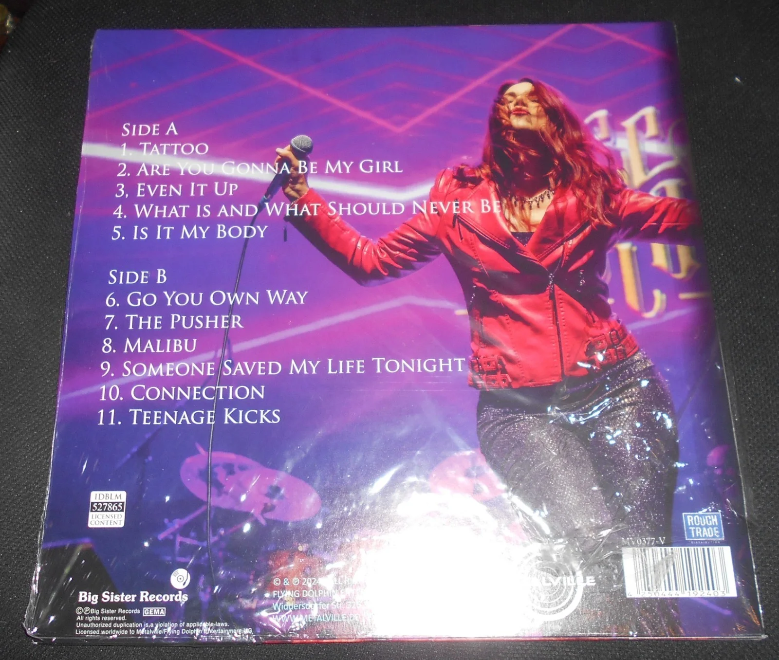 Lee Aaron - Tattoo Me Record Vinyl SIGNED, image 3