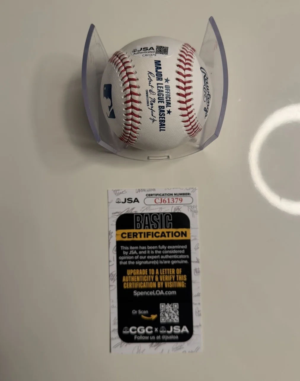 Ron Howard — Ron Howard Actor Autographed Baseball Hollywood Director JSA COA, image 2