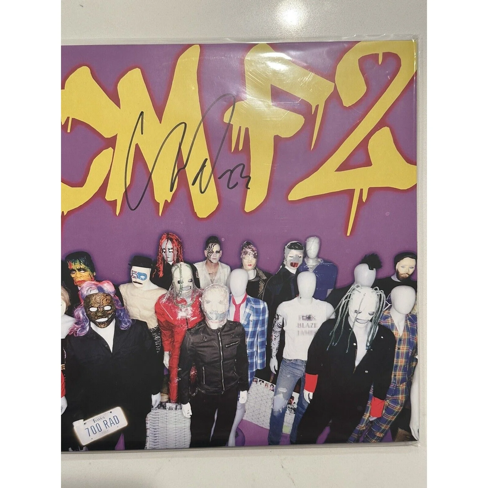 COREY TAYLOR - CMF2 LTD BLACK VINYL +’Ltd SIGNED AUTOGRAPHED RARE Slipknot, image 3