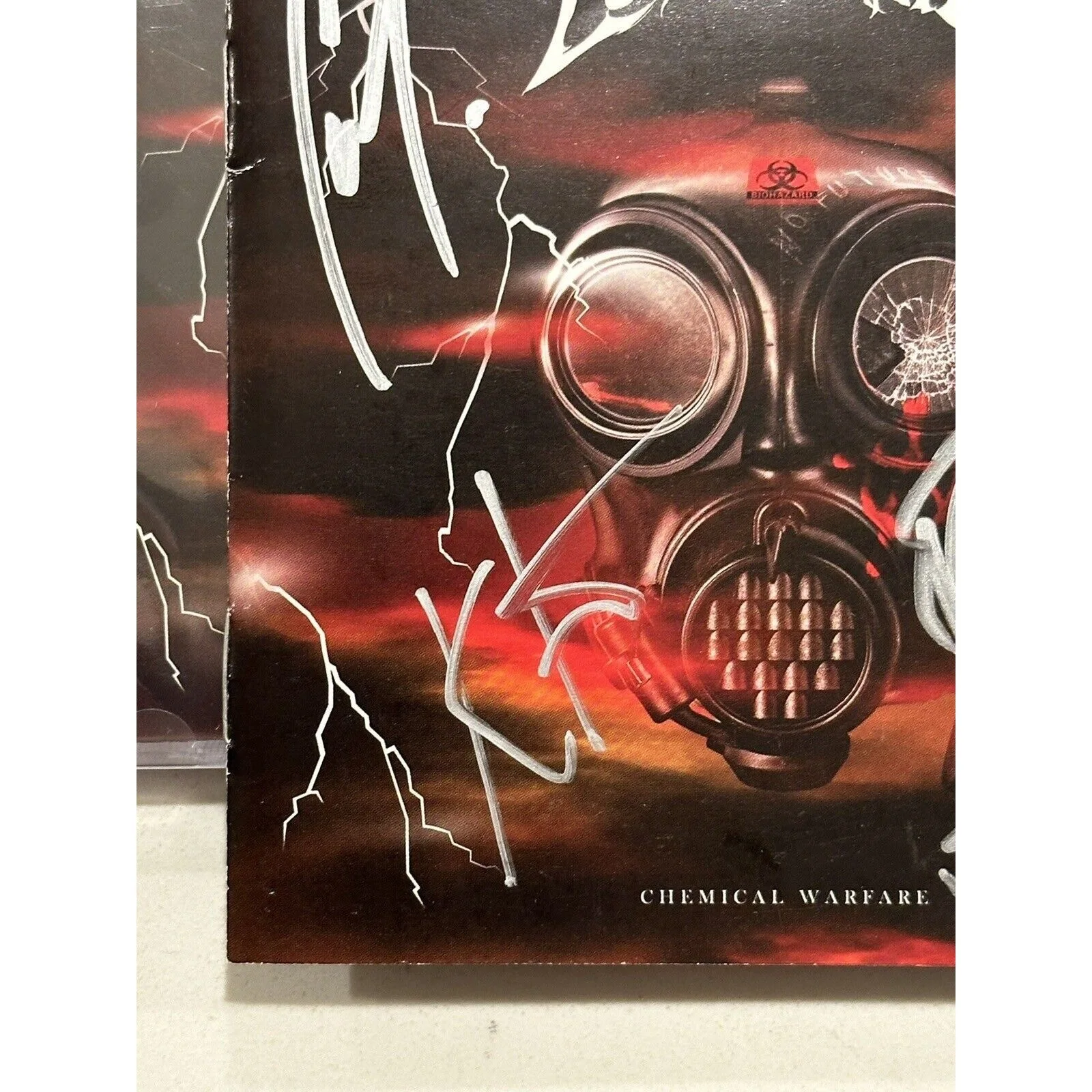Escape The Fate Autographed/SIGNED Chemical Warfare CD, изображение 4