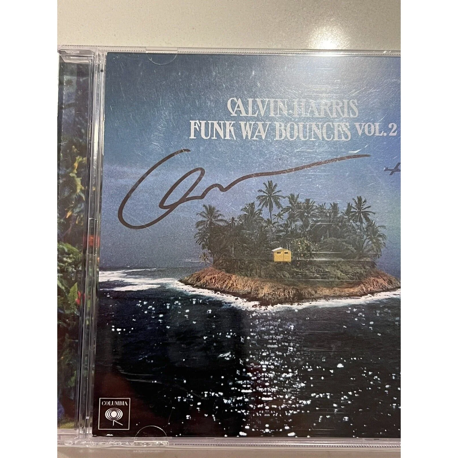 Calvin Harris Signed CD Art card Autographed Funk Was Bounces Vol.2, image 2