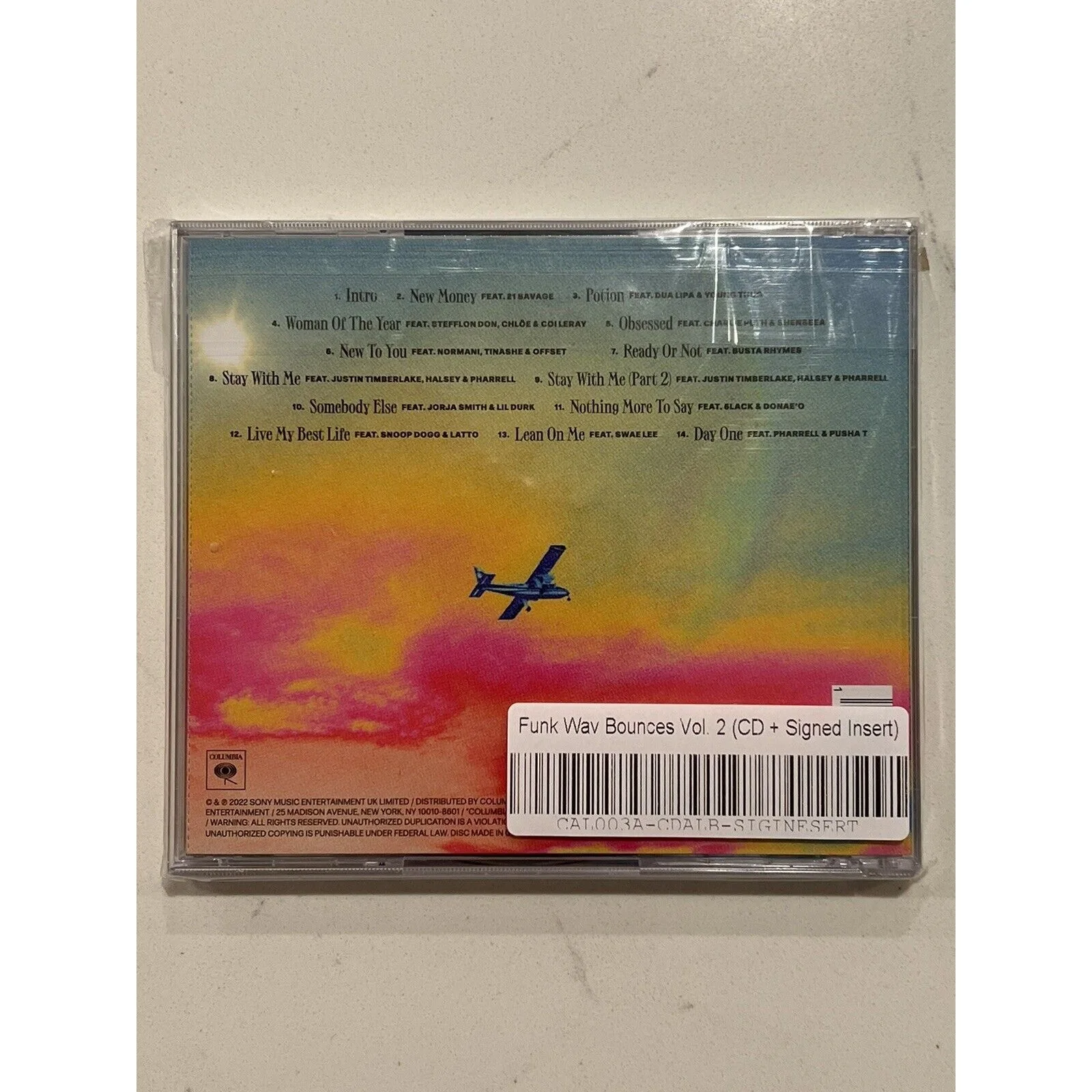 Calvin Harris Signed CD Art card Autographed Funk Was Bounces Vol.2, image 3