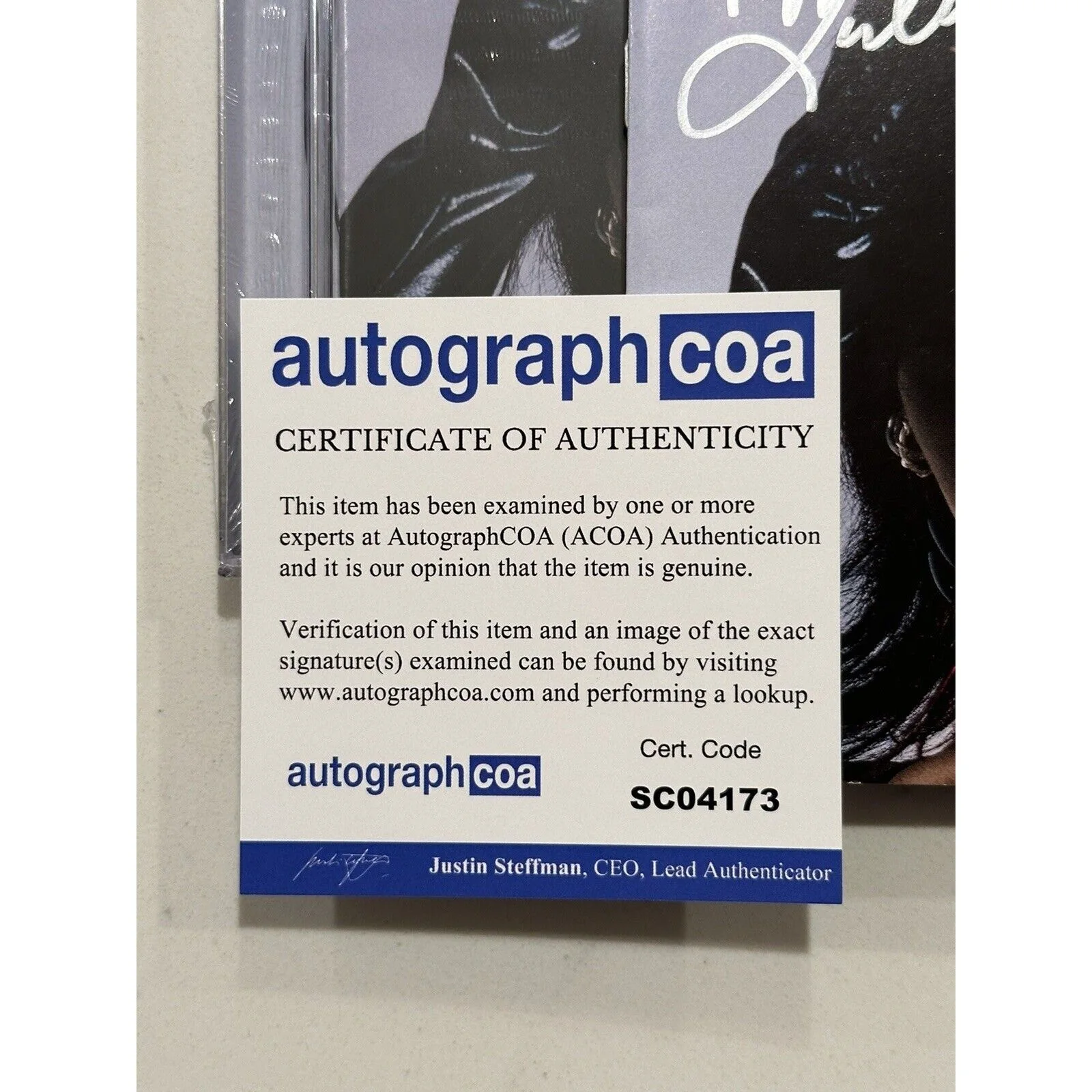 MAGGIE LINDEMANN - Paranoia Cd with Signed / Autographed COA Booklet - ACOA #1, image 2