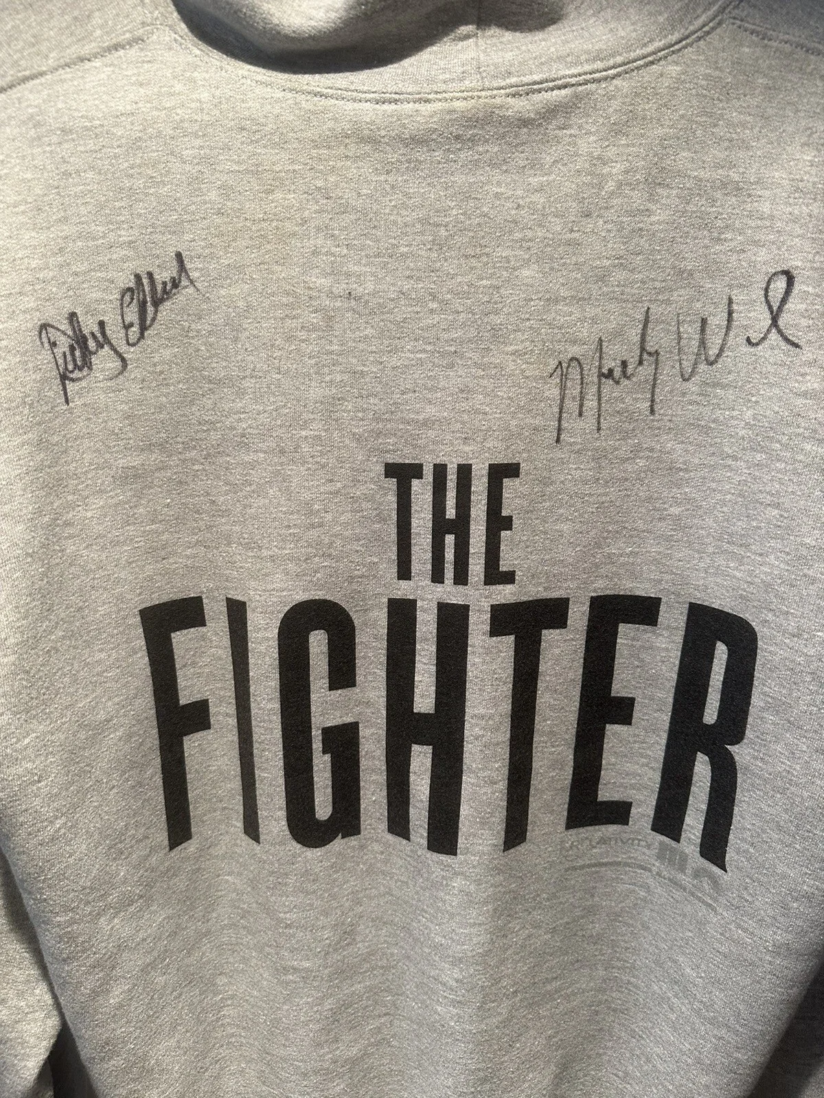 Micky Ward, Dicky Eklund — Micky Ward & Dicky Eklund Signed Hoodie The Fighter Autograph Boxing Memorabilia, image 2