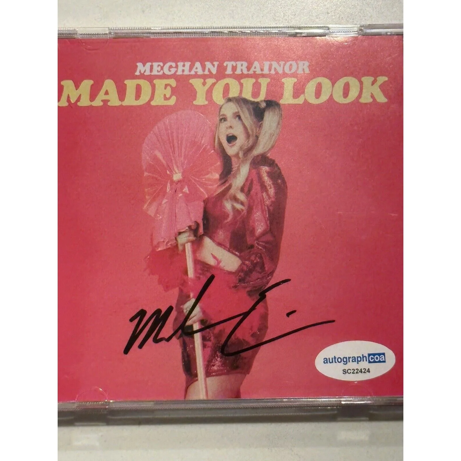 Meghan Trainor Signed CD Made You Look Autographed ACOA, image 5