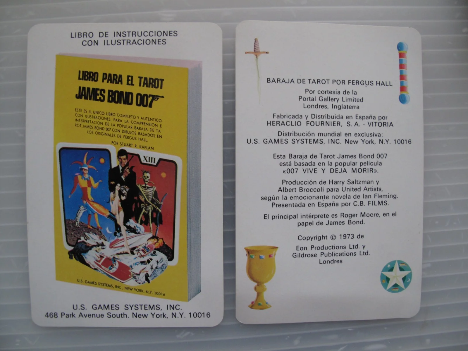 Juego de Tarot - James Bond 007 - in Spanish - as seen in Live and Let Die, image 4