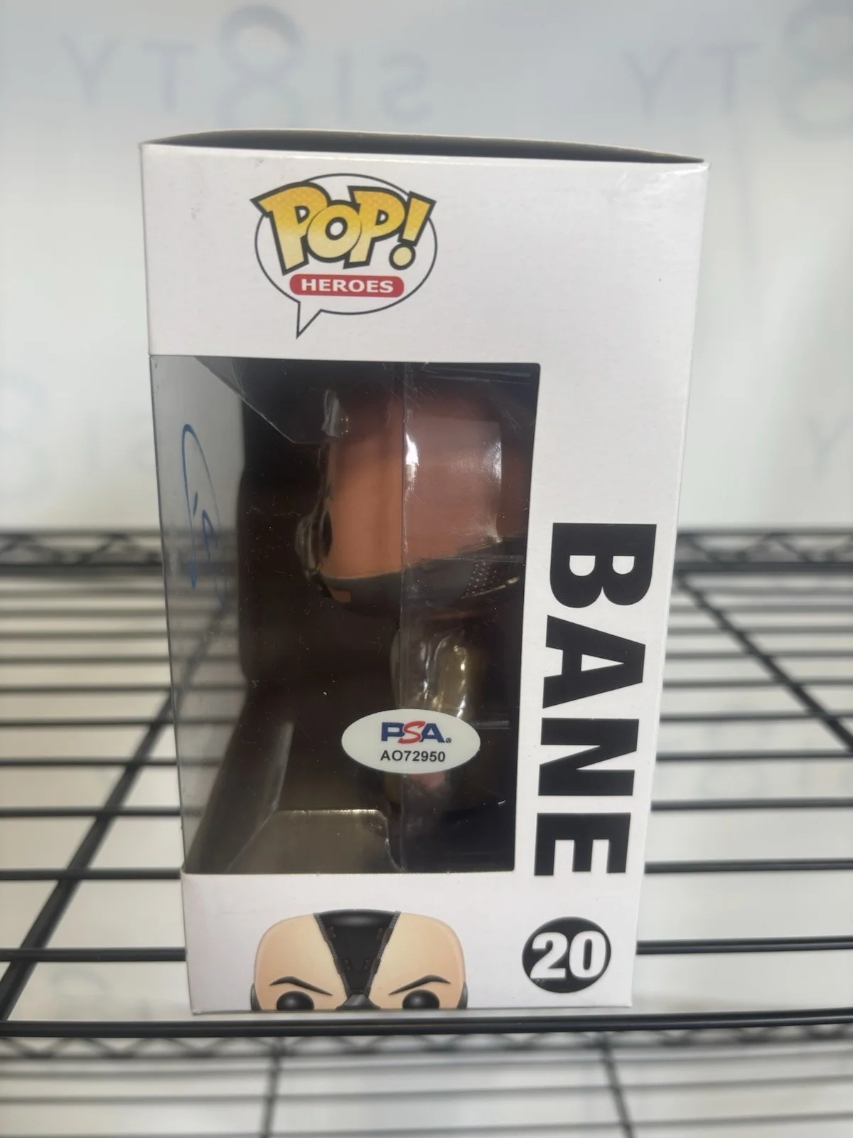 Tom Hardy Signed Bane Rise Of The Dark Knight Funko Pop With Coa Batman, изображение 2