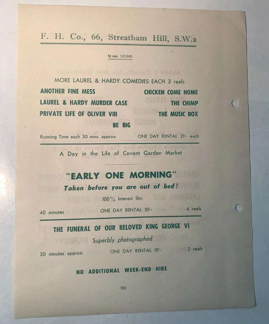 1950s Rare UK Cinema Rental Flyer: Abbott & Costello; Chaplin, Laurel & Hardy, изображение 2