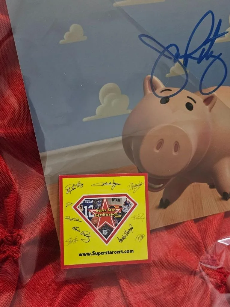 JOHN RATZENBERGER — JOHN RATZENBERGER HAND SIGNED AUTOGRAPHED 8X10 PHOTO TOY STORY PIG HAMM AUTO COA, изображение 5