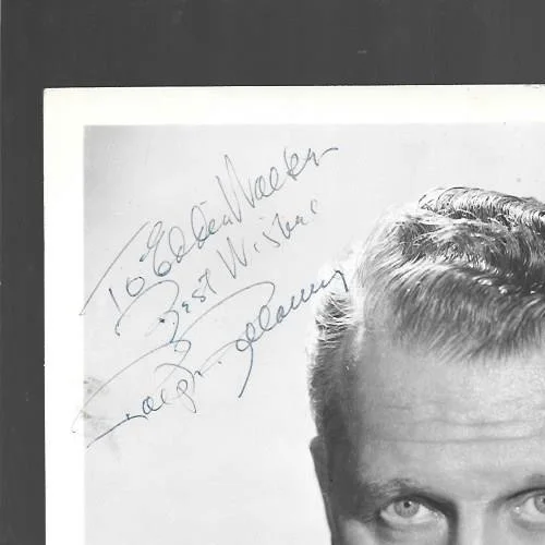 original Hand signed 8 x 10 photo by Ralph Bellamy, image 2