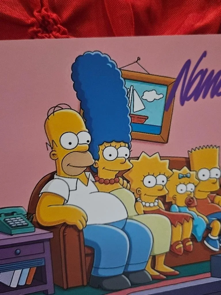 NANCY CARTWRIGHT, DAN CASTELLANETA — NANCY CARTWRIGHT & DAN CASTELLANETA 2X HAND SIGNED AUTOGRAPHED 8X10 SIMPSONS COA, image 4