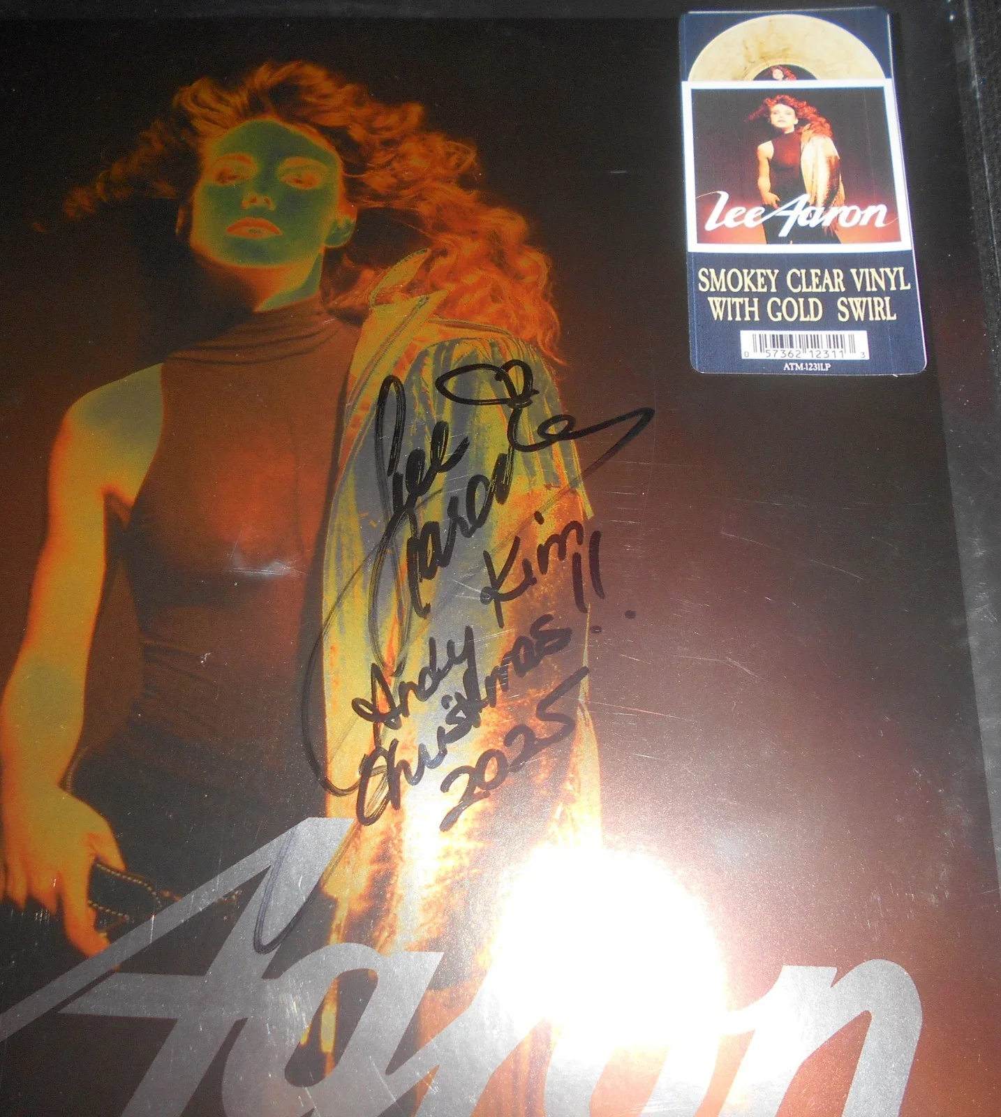 Lee Aaron - Self Titled Record Vinyl SIGNED, image 2