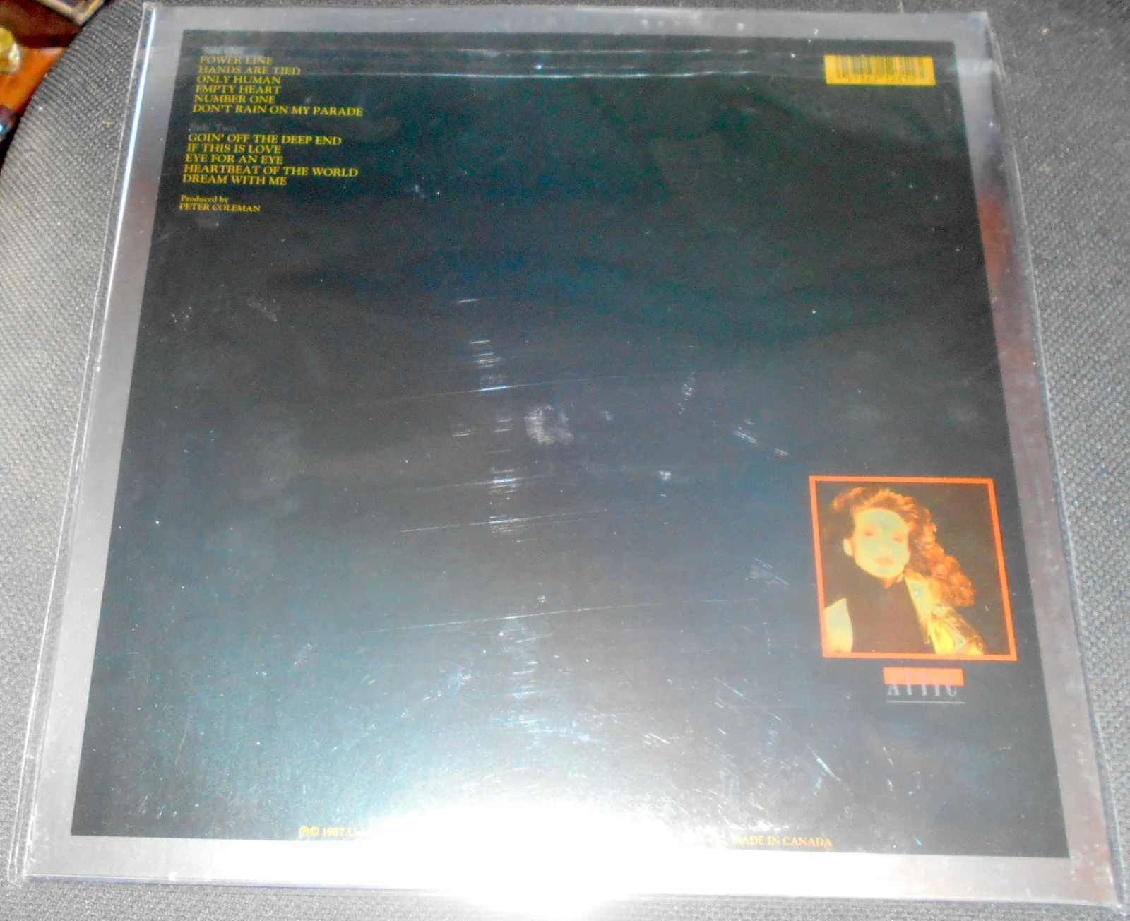 Lee Aaron - Self Titled Record Vinyl SIGNED, image 3