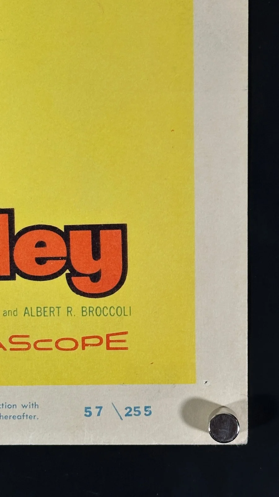 Original Signed title card Pickup Alley (1957) Anita Ekberg, image 4