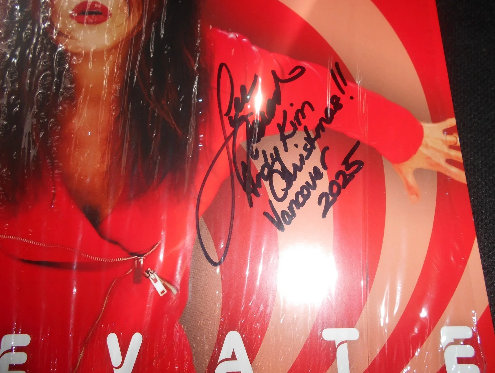 Lee Aaron - Elevate Record Vinyl SIGNED, image 2