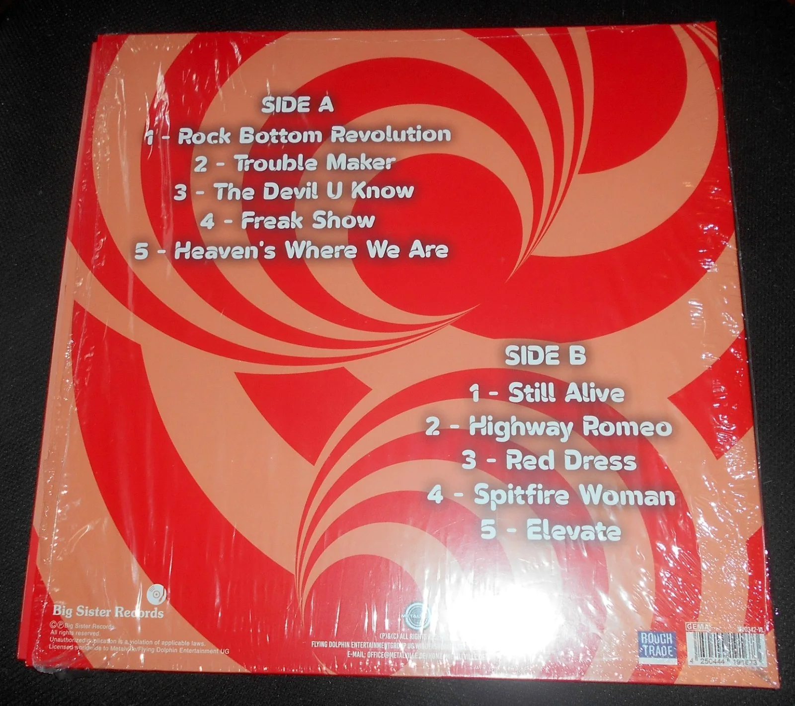 Lee Aaron - Elevate Record Vinyl SIGNED, image 3