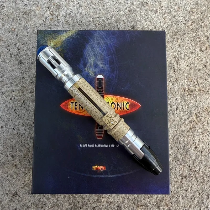 NAWYA Doctor Who 50th Anniversary Sonic Screwdriver 10th Metal LED Prop Replica, изображение 3