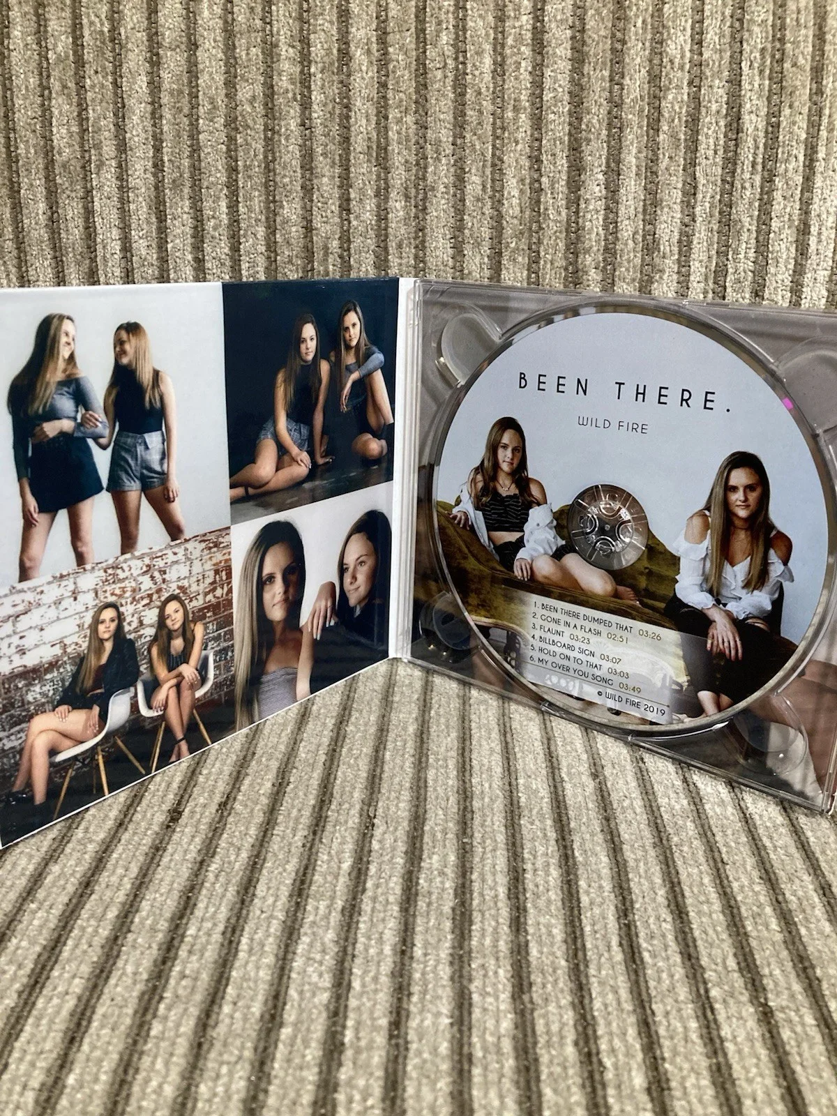 Been There Wild Fire CD Kelli & Kayla Lutzwig Signed Autographed CD Digipak 2019, image 3