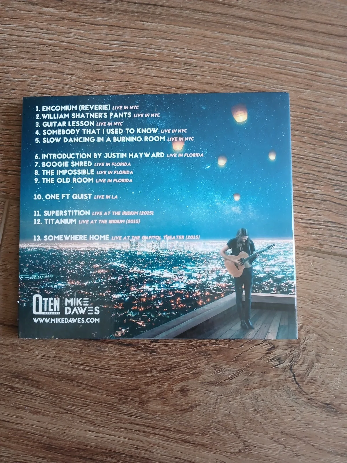Mike Dawes Signed CD, image 3