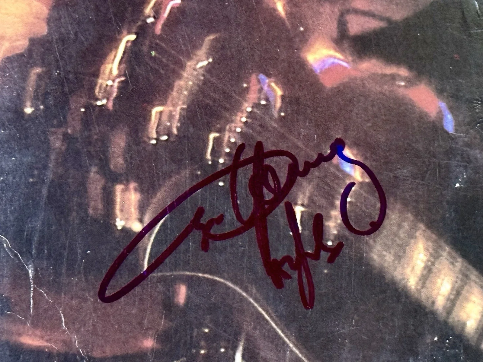 AC/DC signed Album Angus Malcolm Young Cliff If You Want Blood vinyl lp beckett, изображение 3