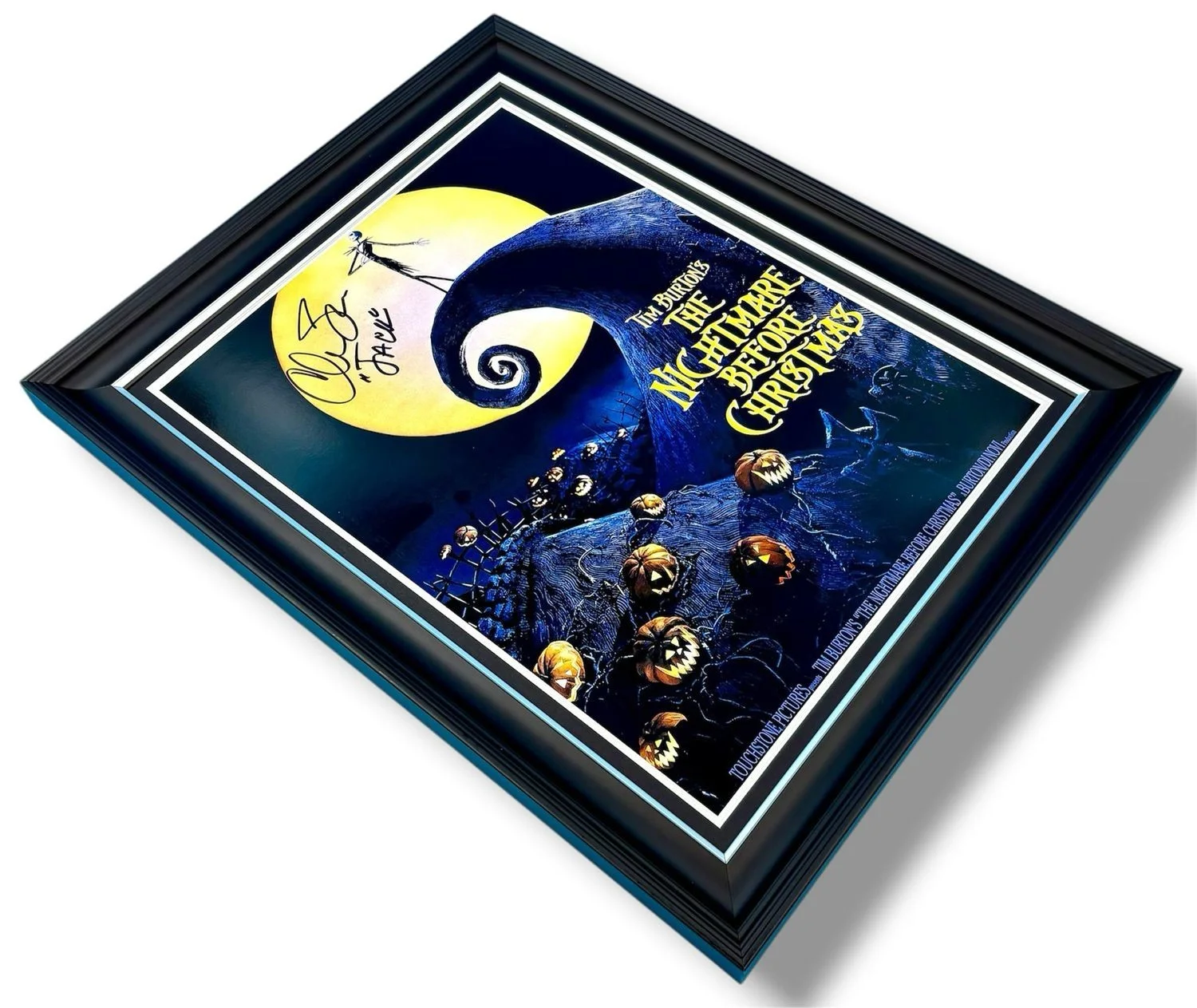 Chris Sarandon Signed Photo Framed & COA The Nightmare Before Christmas Poster, image 3