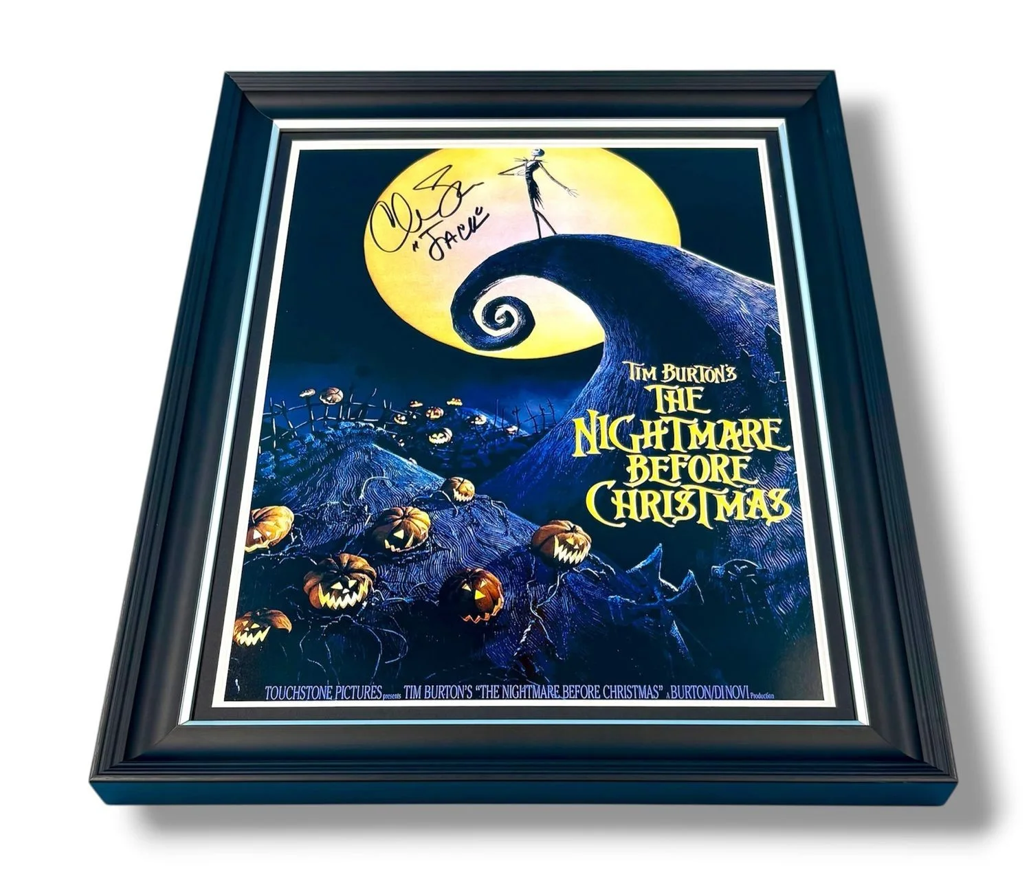Chris Sarandon Signed Photo Framed & COA The Nightmare Before Christmas Poster, image 4