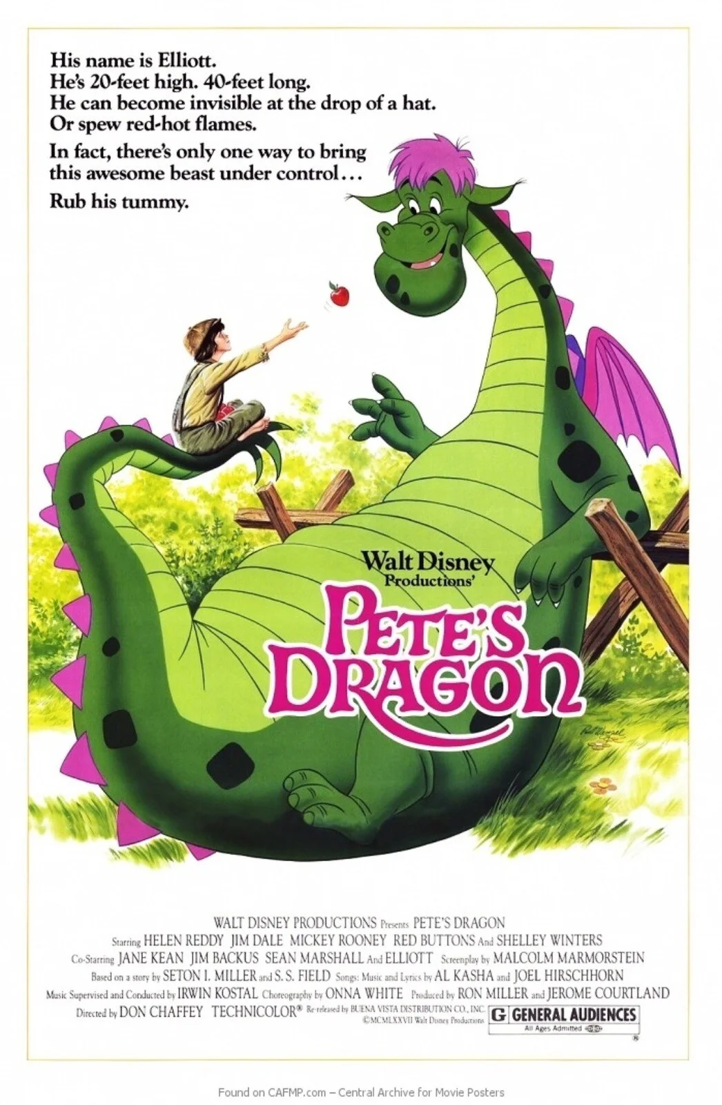 Walt Disney's Pete's Dragon 1977 Very Rare Genuine 35mm Unmounted Film Cells, изображение 2