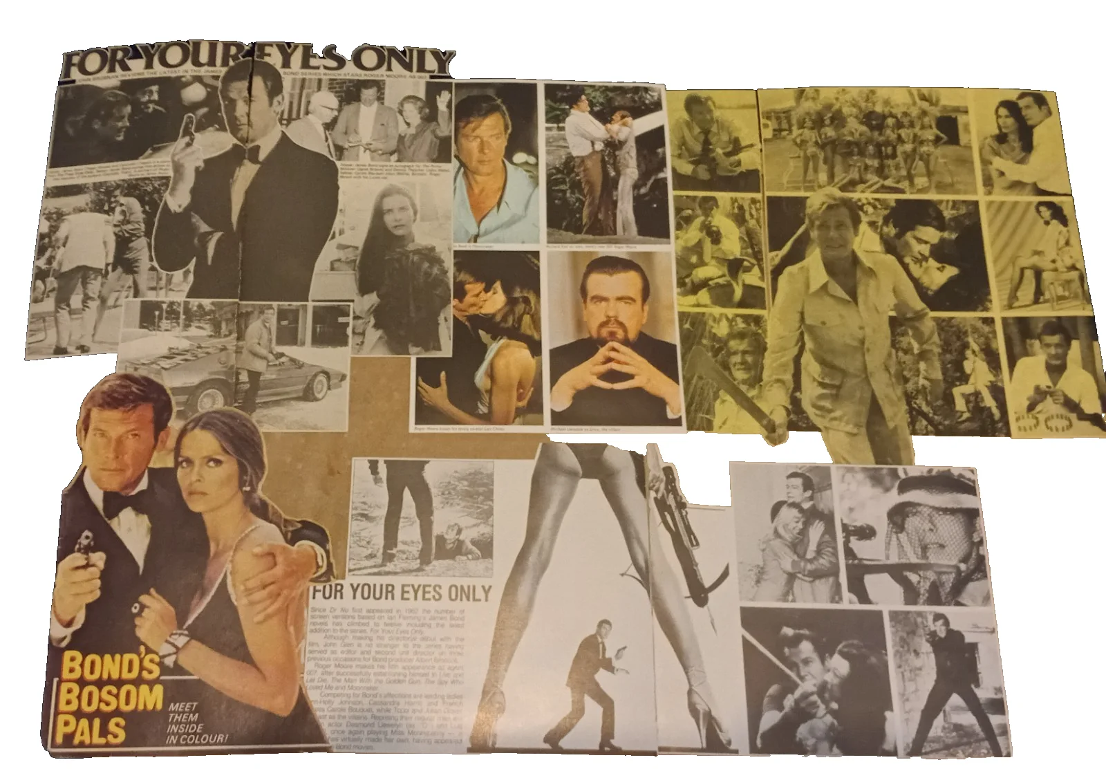 ROGER MOORE MAGAZINE CLIPPINGS, image 4