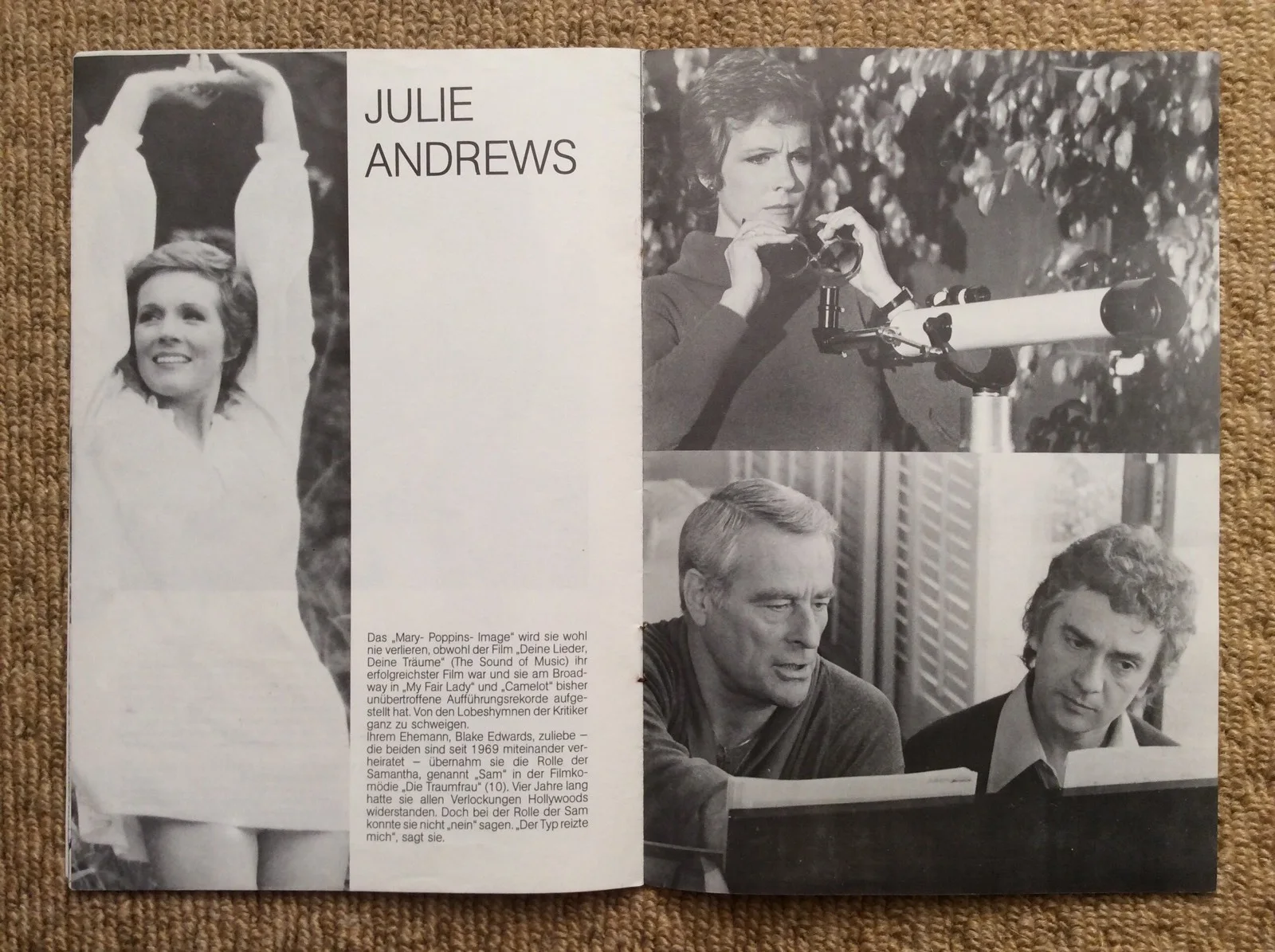 10 Film SEXY Movie Program BO DEREK DUDLEY MOORE JULIE ANDREWS ROBERT WEBBER, image 2