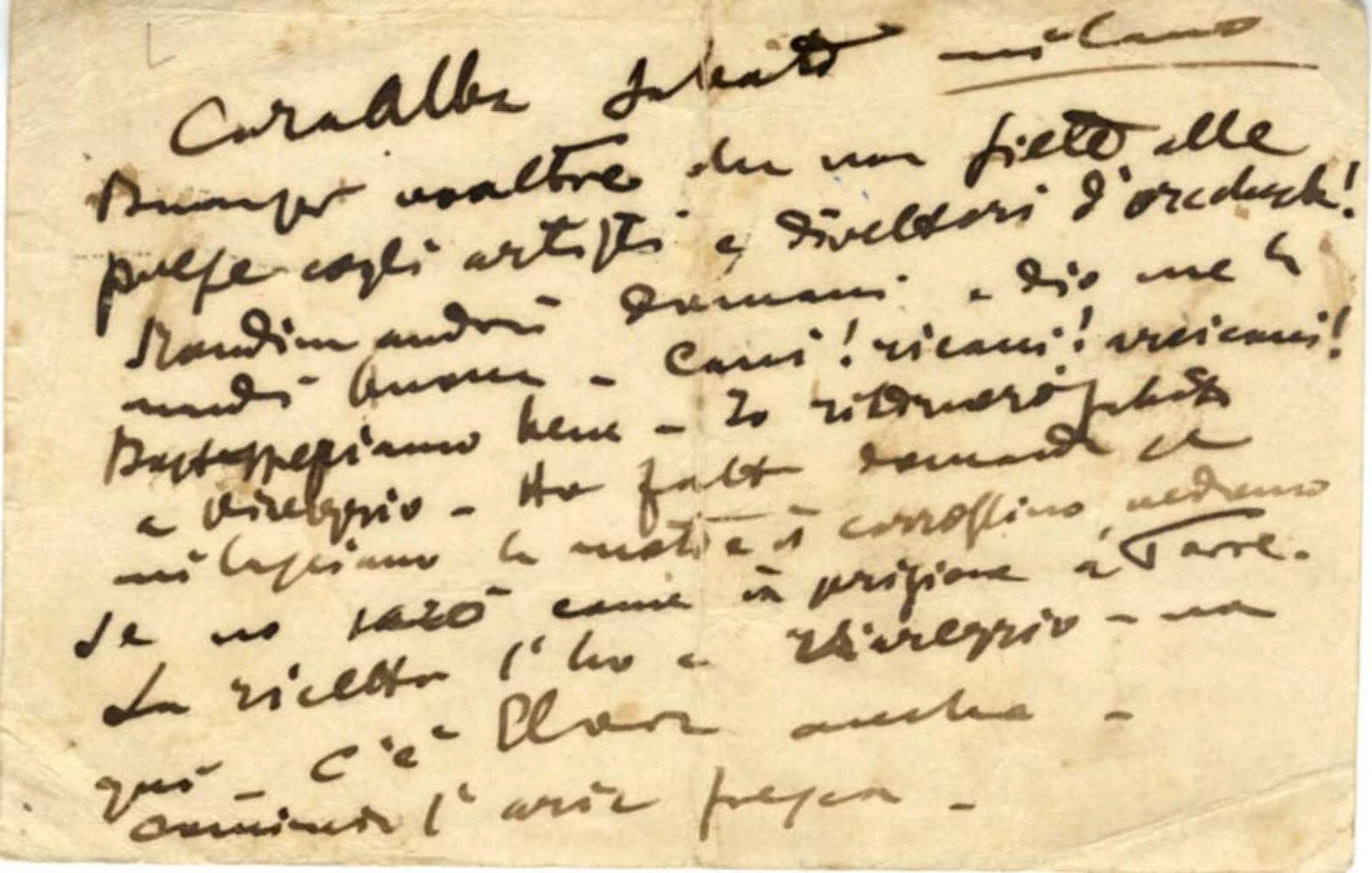 COMPOSER Giacomo Puccini autographs, COLLECTION of 5 autograph letters signed &, image 4