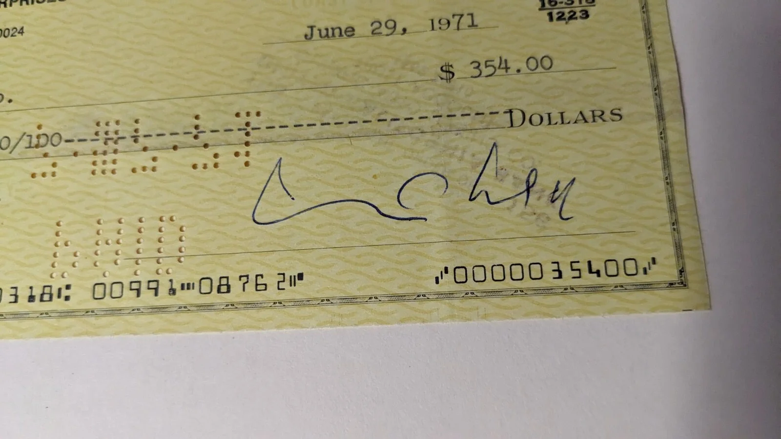Walt Disney Autograph " BILL WALSH " Movie Producer Signature Mickey Mouse I11, изображение 2
