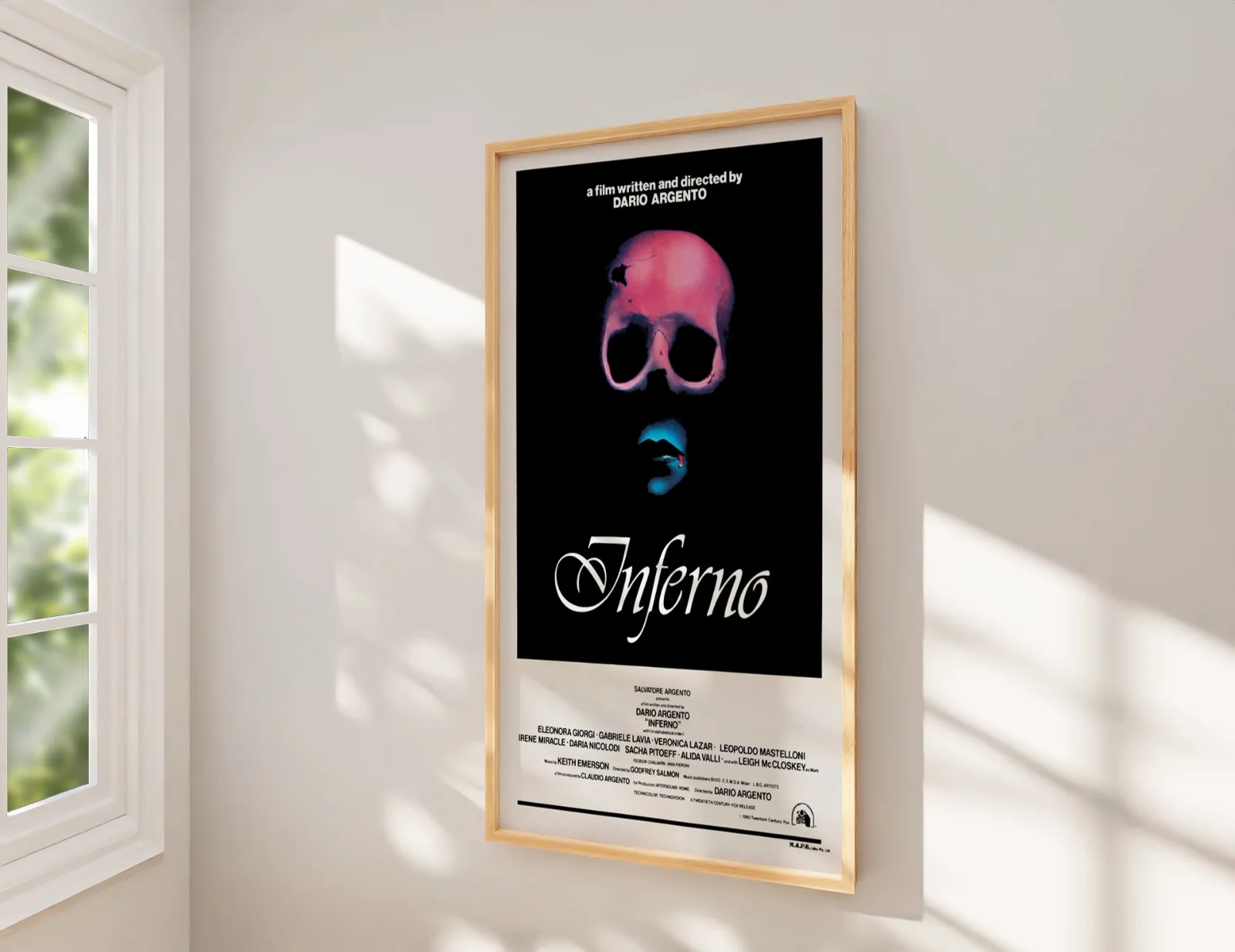 Inferno - 1980 Supernatural Horror - Restored 27.2" x 41" US One Sheet, изображение 2