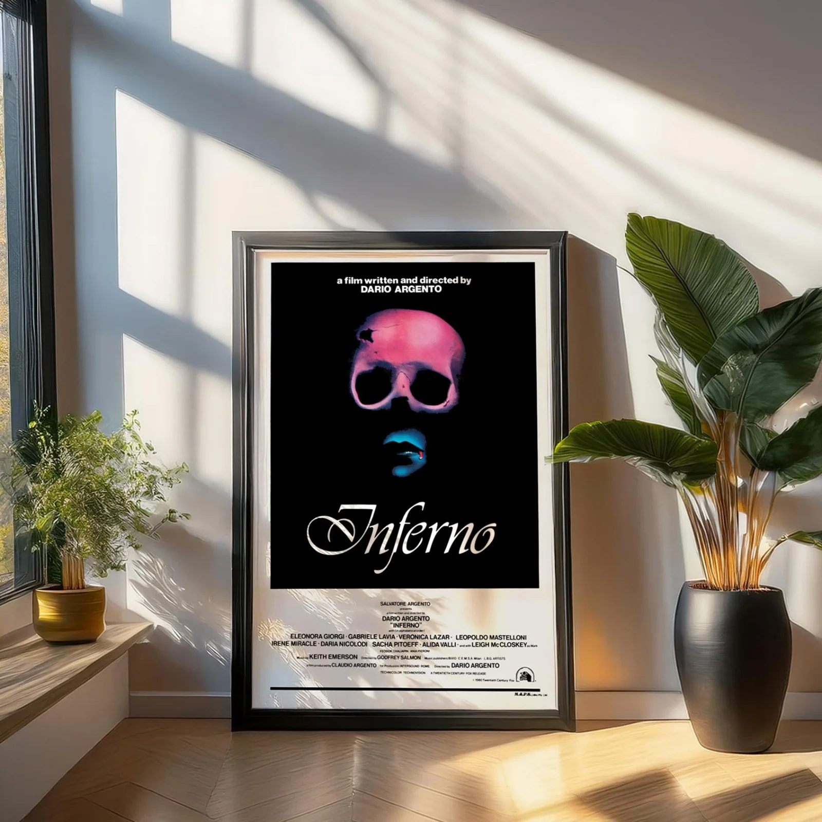 Inferno - 1980 Supernatural Horror - Restored 27.2" x 41" US One Sheet, изображение 3