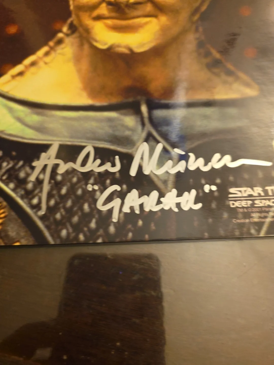 andrew Robinson — Andrew Robinson Signed 8x10 Photo "Garak" Star Trek Deep Space Nine, изображение 2