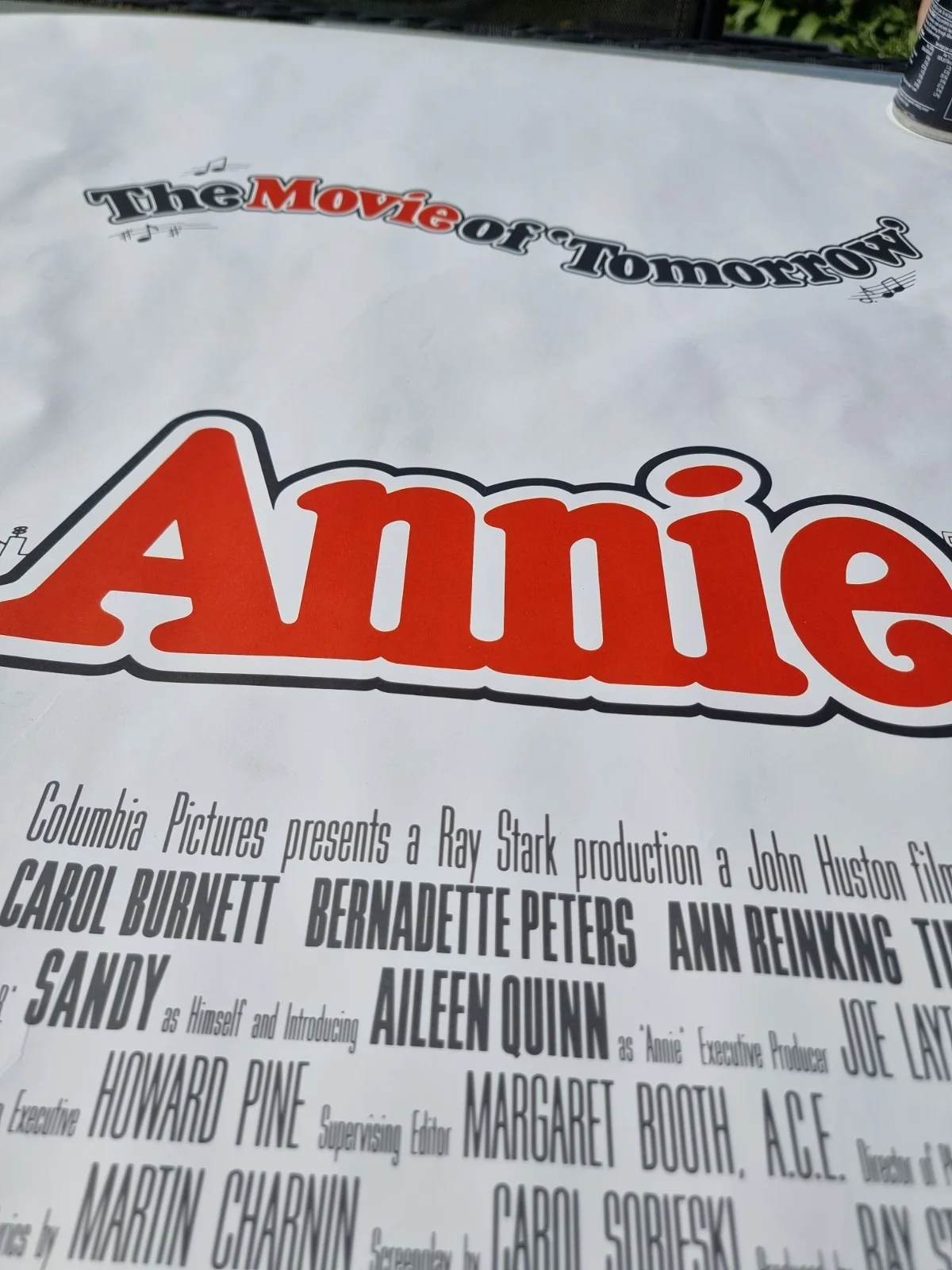 Annie 1982 UK Quad Cinema Poster Original 30" X 40" Vintage Tim Curry, image 4