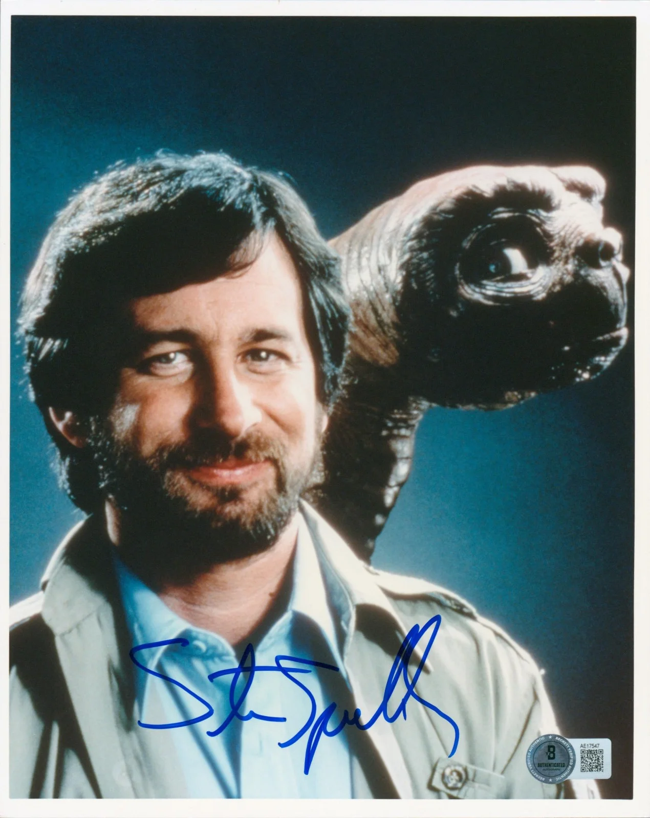 Steven Spielberg — Steven Spielberg Signed BAS LOA COA Autographed 8X10 E.T. Photo Grade 10 Auto, изображение 2