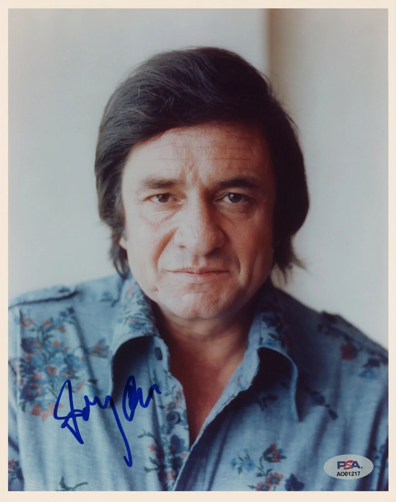 Johnny Cash — Johnny Cash Signed PSA/DNA LOA Autographed 8X10 Photo Autograph Auto PSA COA, изображение 2