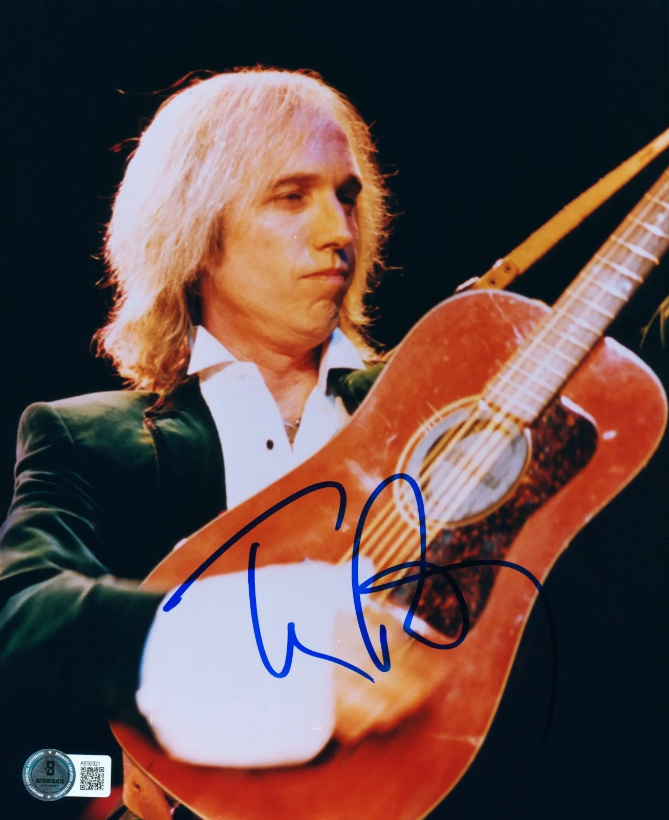 Tom Petty — Tom Petty Signed BAS LOA COA Autographed 8X10 Photo Autograph Grade 10 Auto Rare, image 2