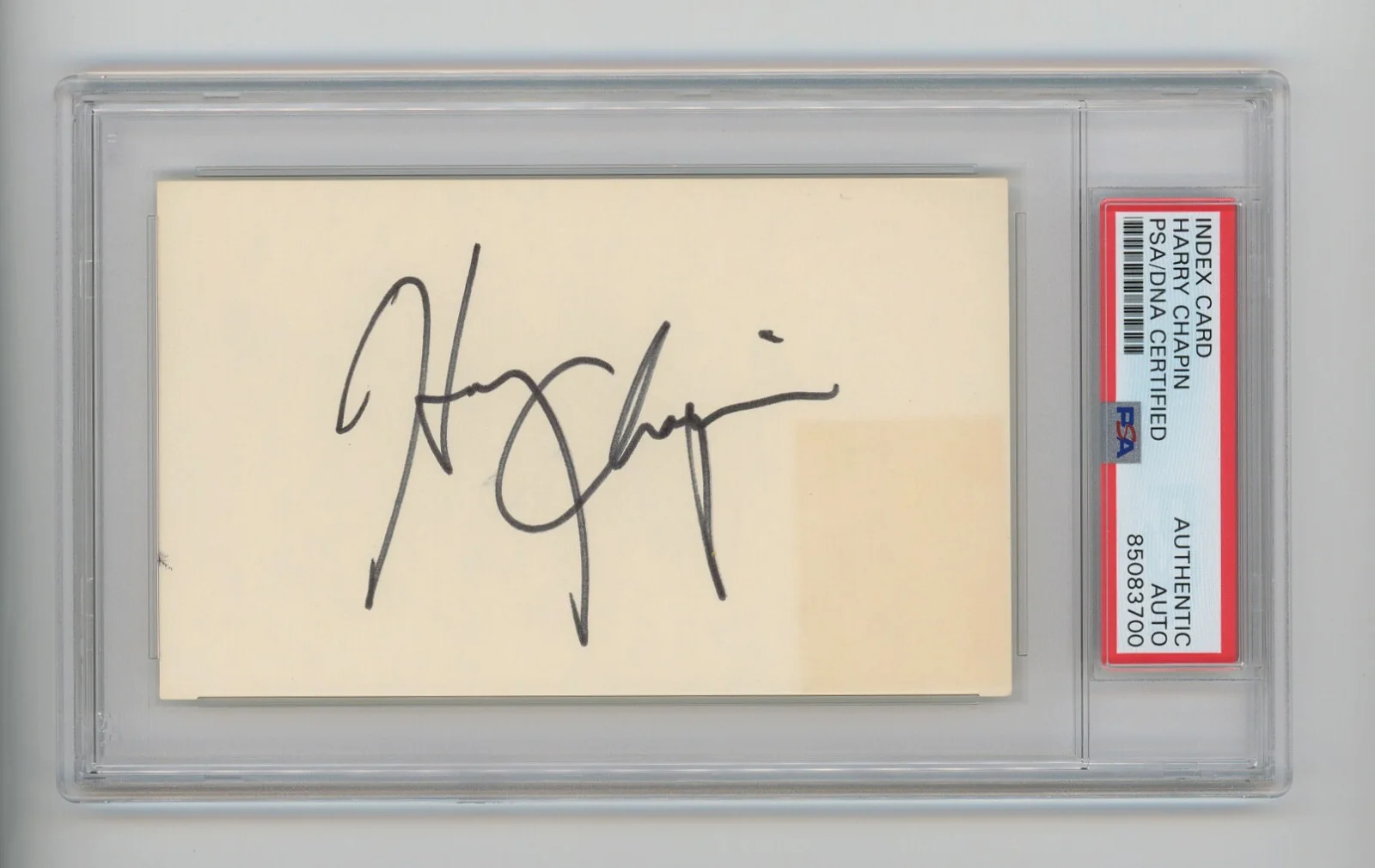 Harry Chapin — Harry Chapin Signed PSA/DNA COA & Encased Autographed Autograph Auto D:1981