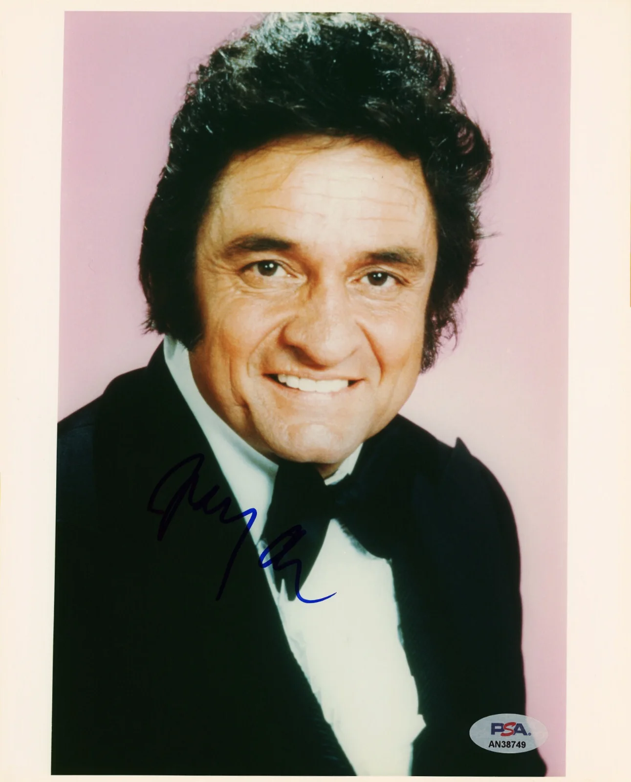 Johnny Cash — Johnny Cash Signed PSA/DNA LOA Autographed 8X10 Photo Autograph Auto PSA COA, изображение 2