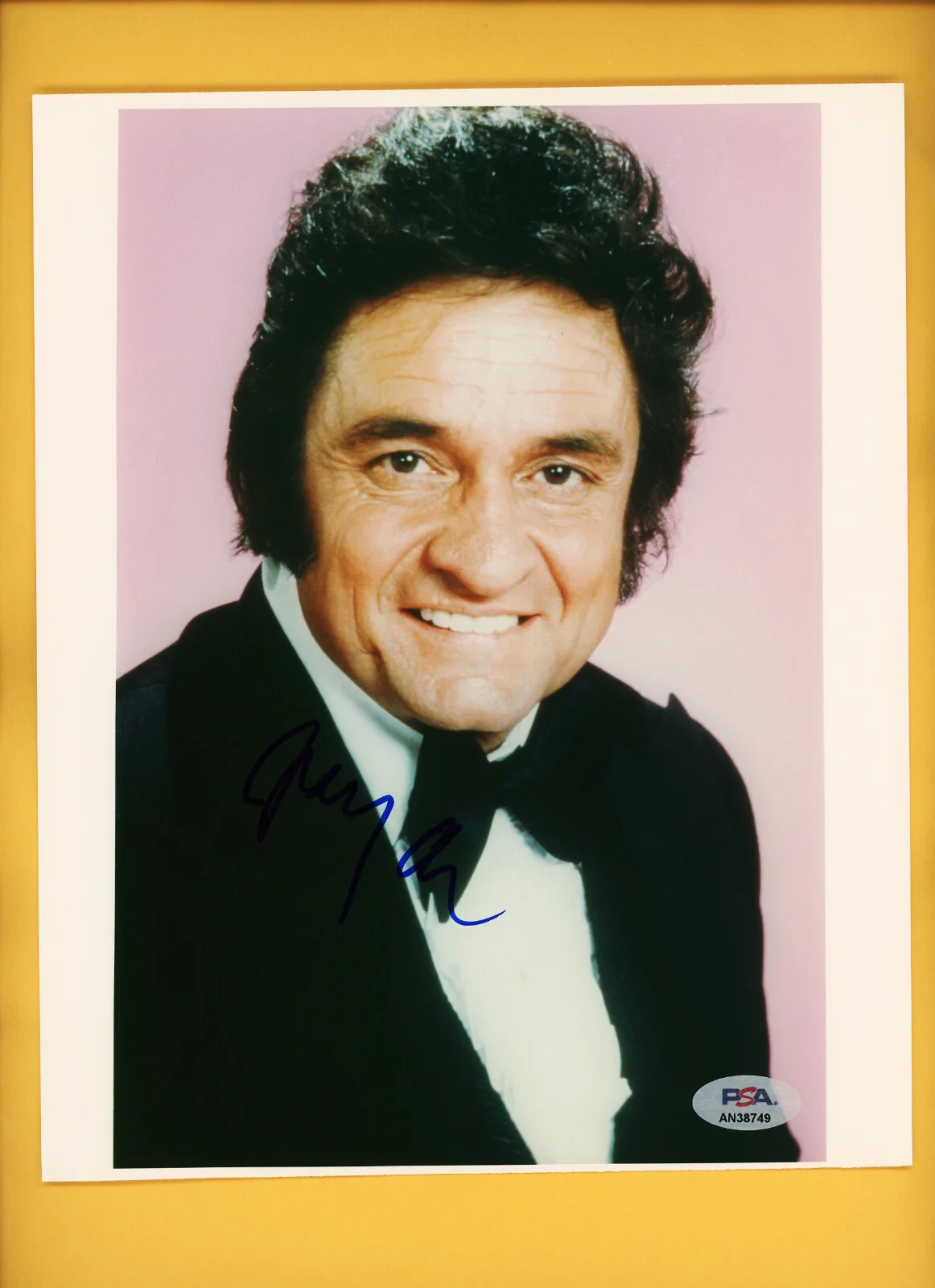 Johnny Cash — Johnny Cash Signed PSA/DNA LOA Autographed 8X10 Photo Autograph Auto PSA COA, изображение 4