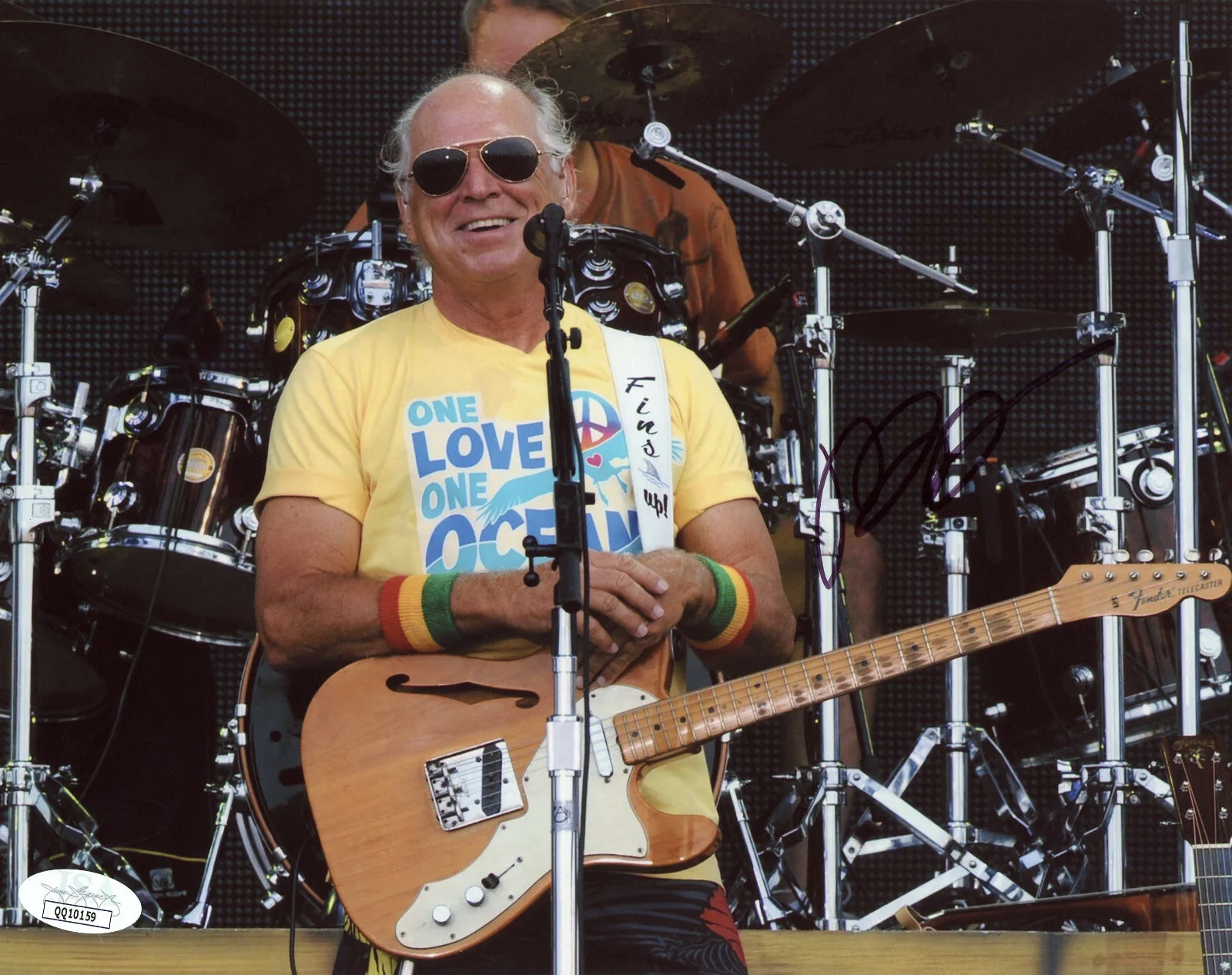 Jimmy Buffett — Jimmy Buffett Signed JSA COA Autographed 8X10 Concert Photo Autograph Auto D2023
