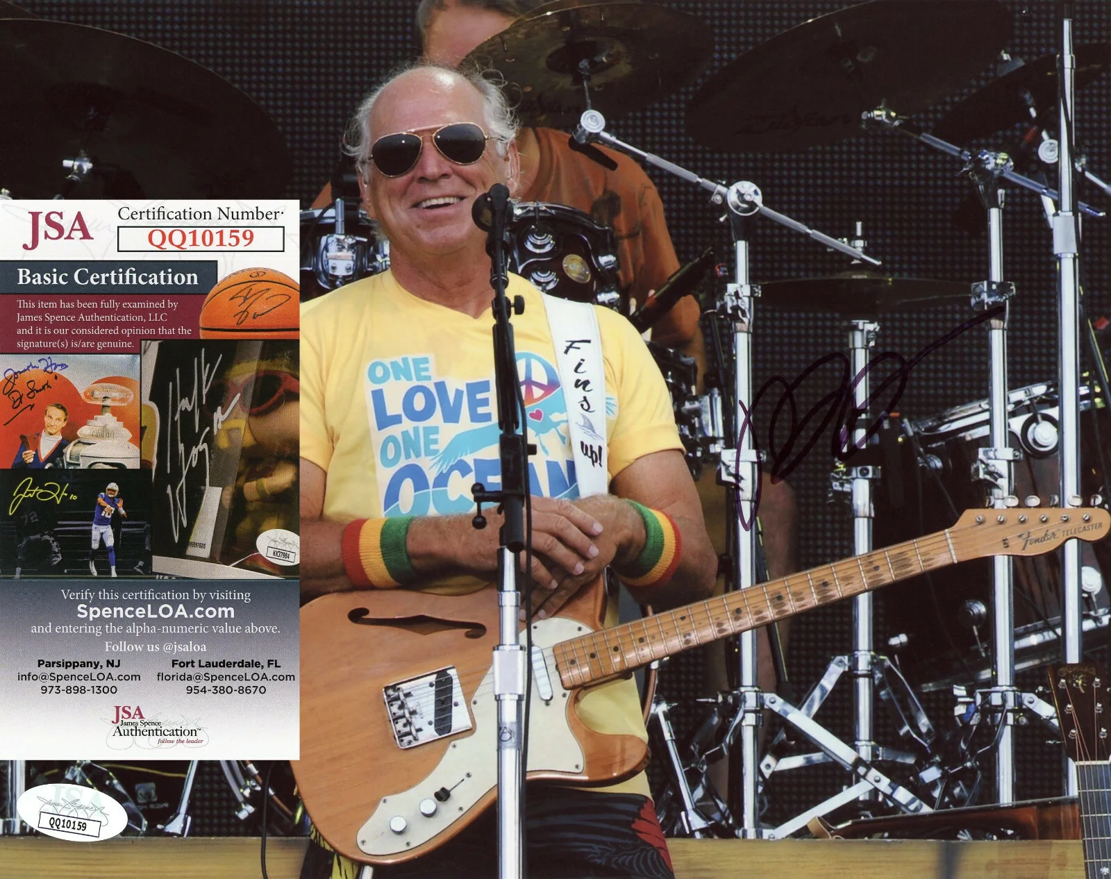 Jimmy Buffett — Jimmy Buffett Signed JSA COA Autographed 8X10 Concert Photo Autograph Auto D2023, image 2