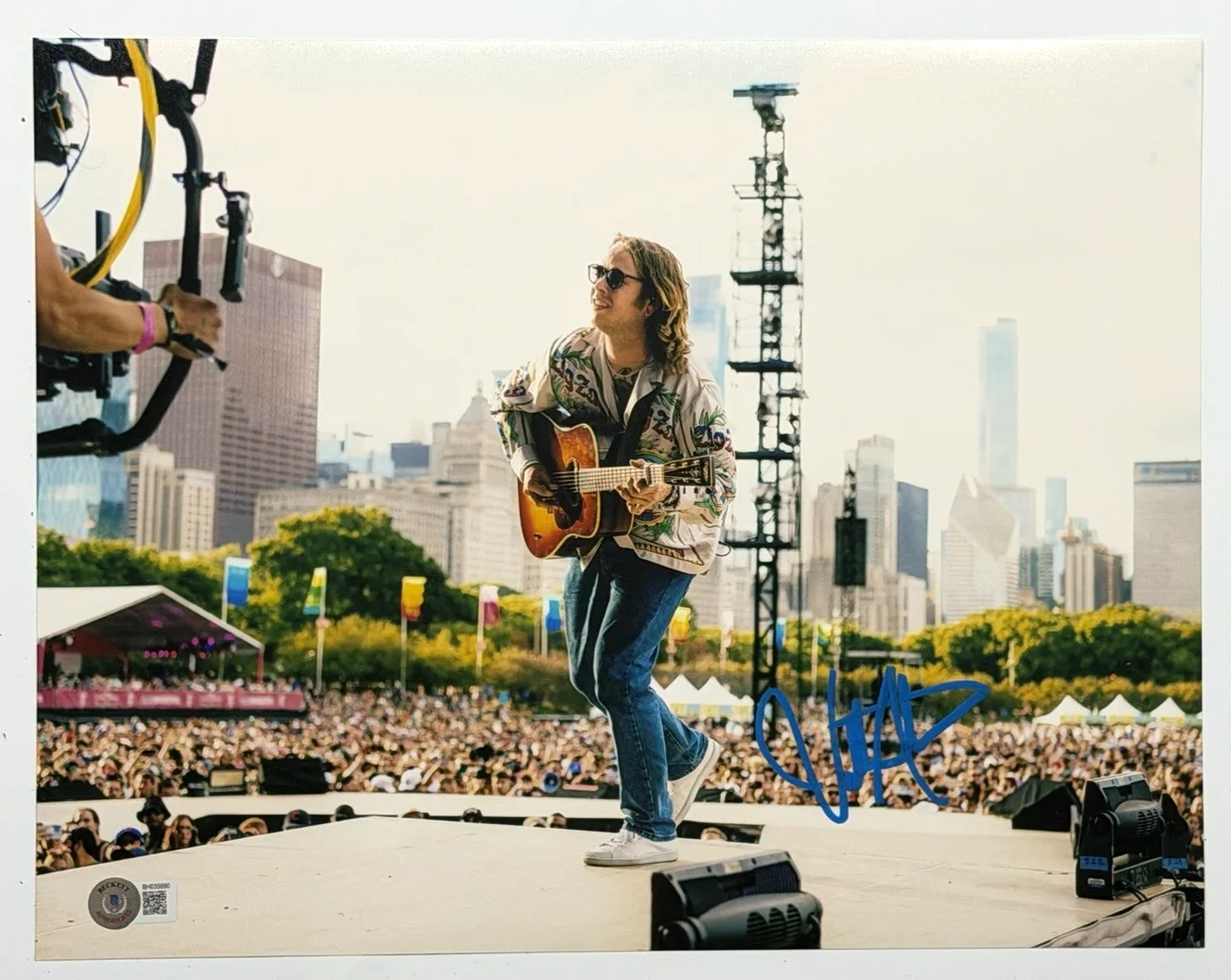 Billy Strings Signed 11x14 Photo Auto Lollapalooza 2022 Chicago BAS COA BH035890, image 2