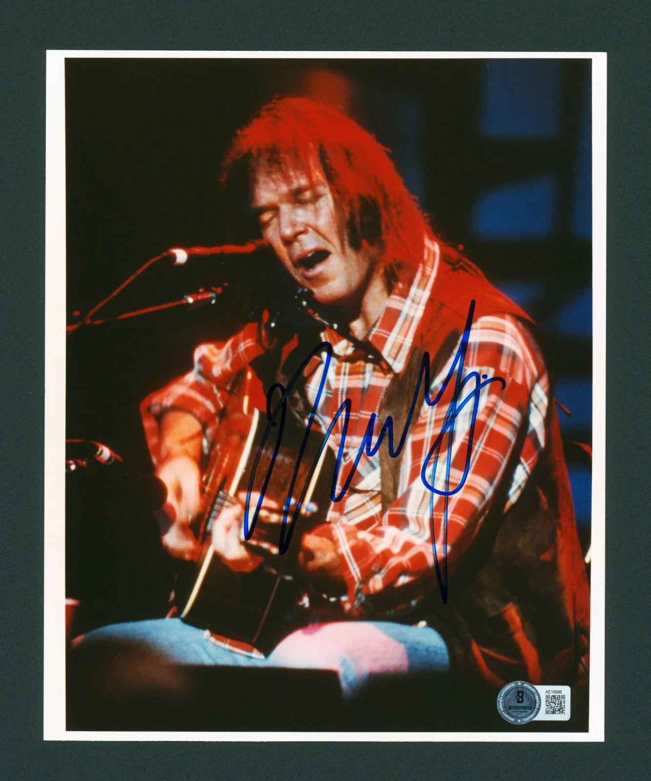 Neil Young — Neil Young Signed BAS LOA COA Autographed 8X10 Photo Auto Crosby, Stills, Nash, изображение 4