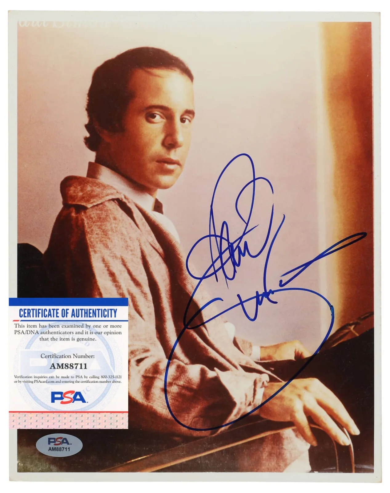 Paul Simon — Paul Simon Signed PSA/DNA COA Autographed 8X10 Photo Autograph Auto Ex Rare!!, image 2