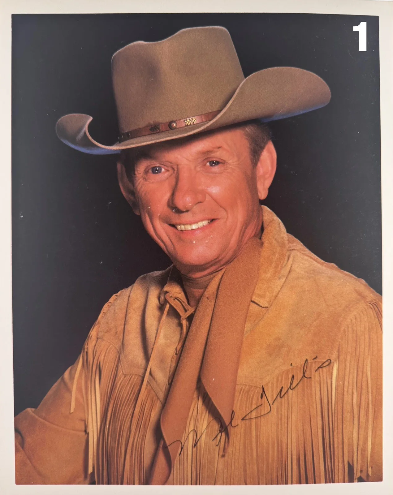 ∙ Mel Tillis & Pam Tillis Signed Photos — Country Music Father & Daughter, изображение 2