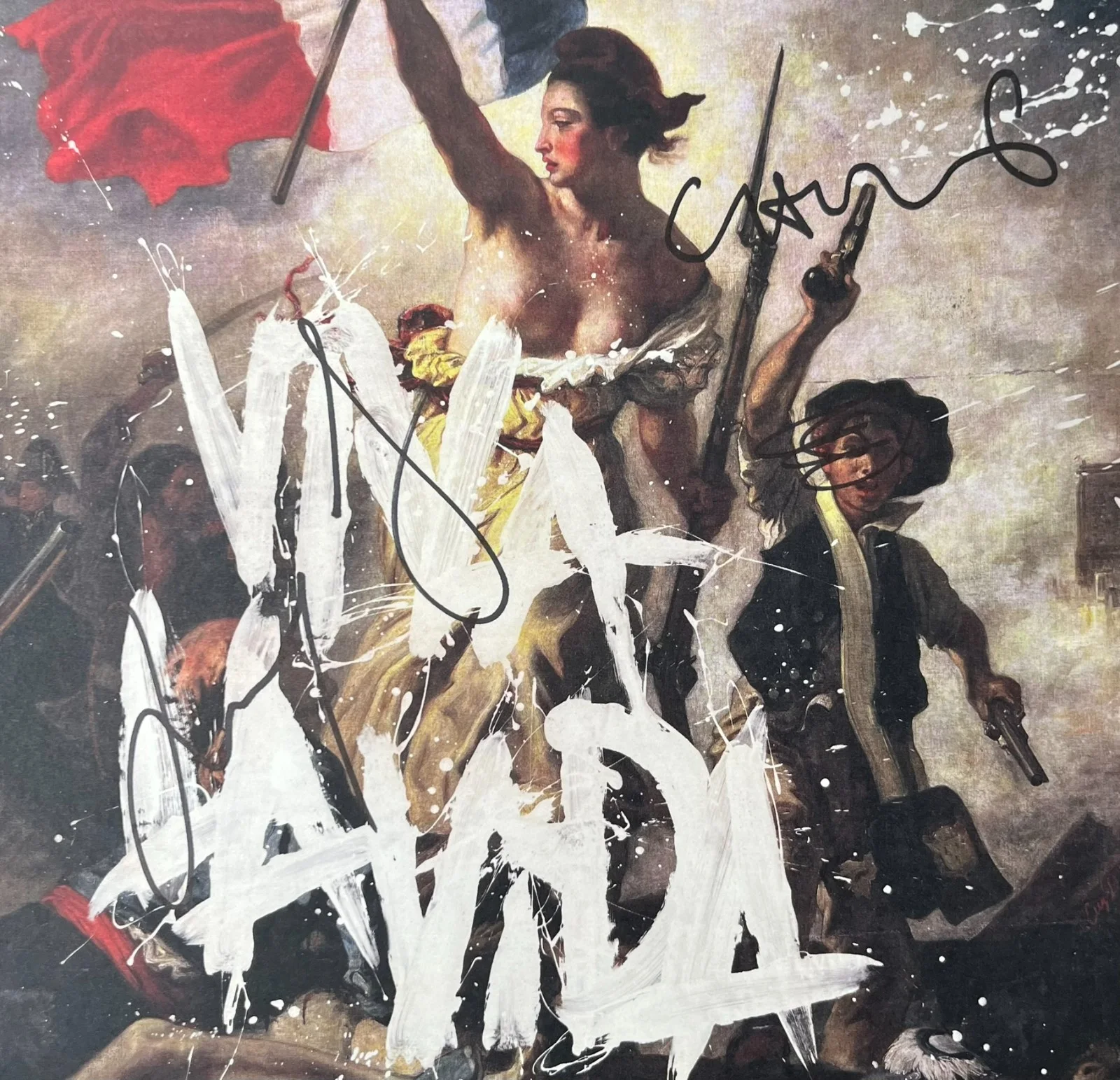 COLDPLAY x4 CHRIS MARTIN Band Signed VIVA LA VIDA Vinyl Record EPPERSON COA, изображение 3