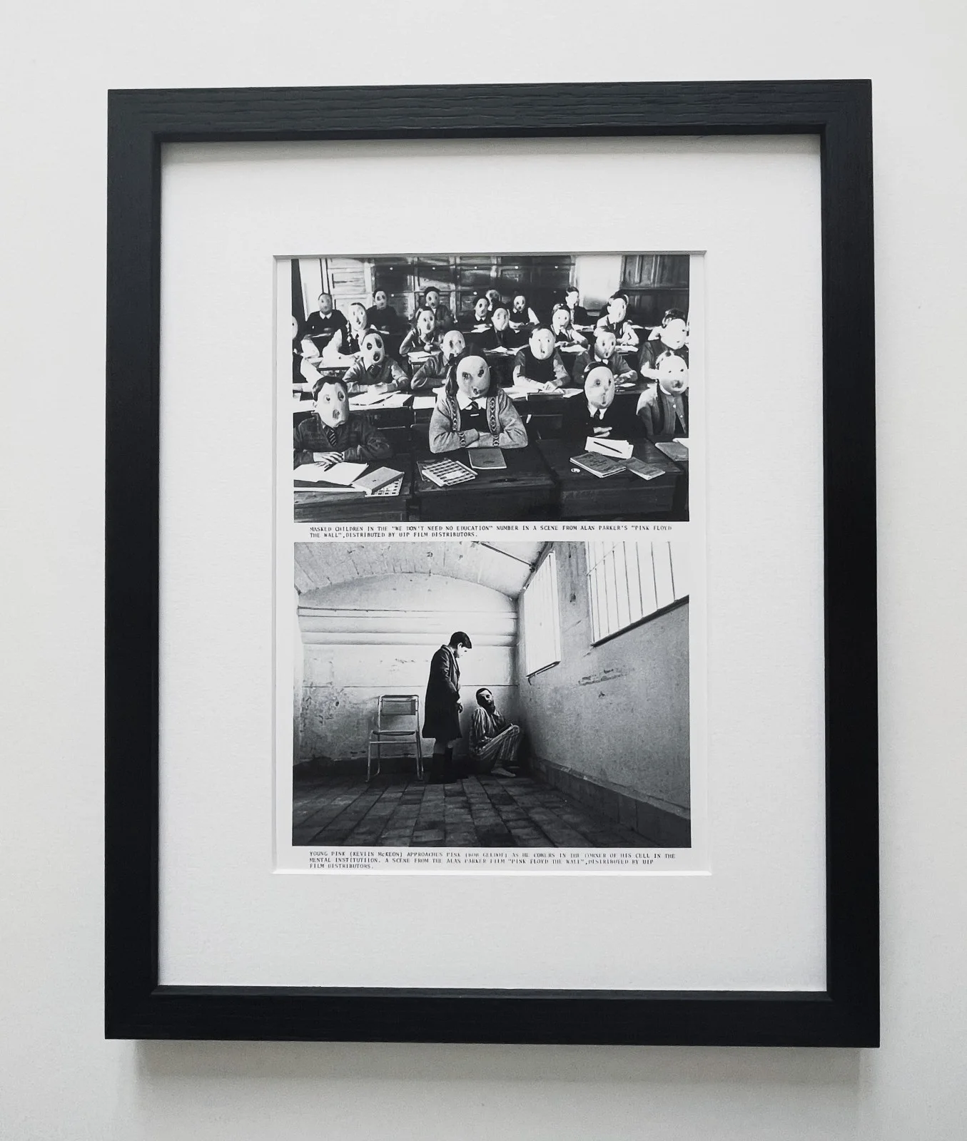 Pink Floyd The Wall Photo Original Framed 8X10 Inch B&W Press Publicity Still, изображение 2