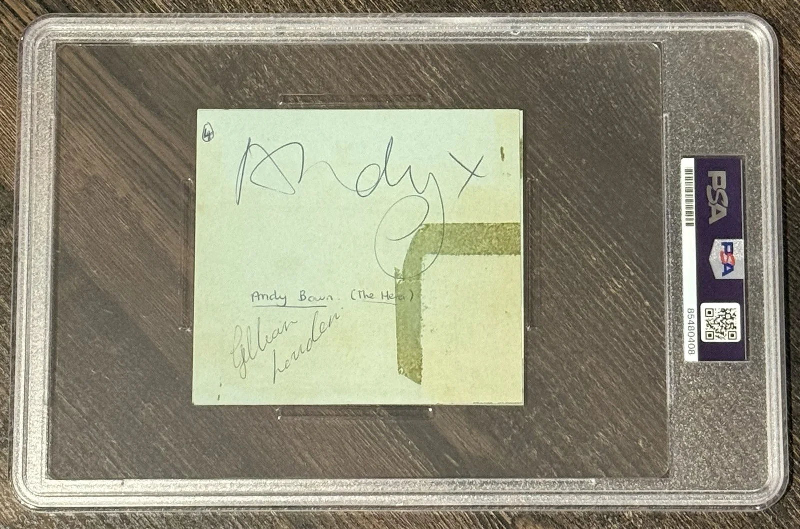 The Herd Signed Album Page Peter Frampton Vintage Early Autograph PSA Authentic, image 3